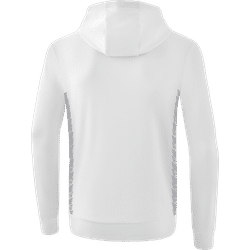 Voorvertoning: Erima Essential Team Sweatshirt Met Capuchon Heren - Wit / Monument Grey