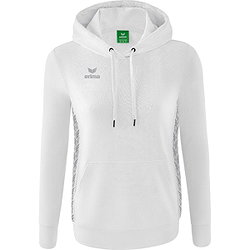 Erima Essential Team Sweat À Capuche Femmes - Blanc / Monument Grey