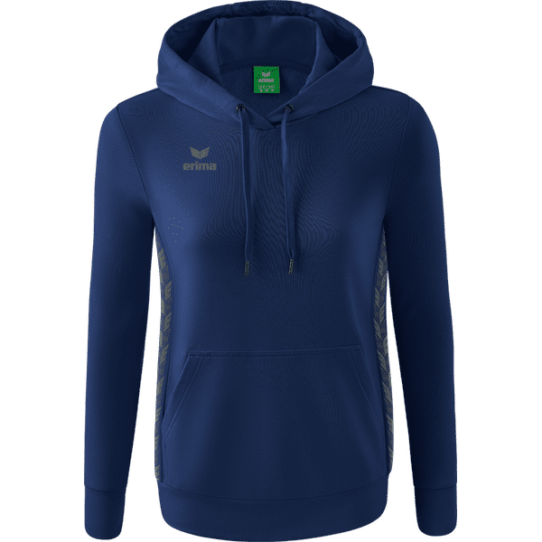 Erima Essential Team Sweatshirt Met Capuchon Dames - New Navy / Slate Grey