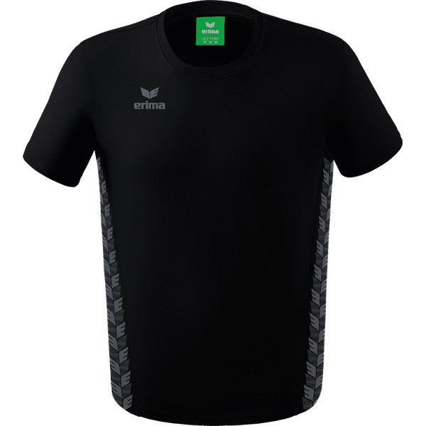 Erima Essential Team T-Shirt Heren - Zwart / Slate Grey
