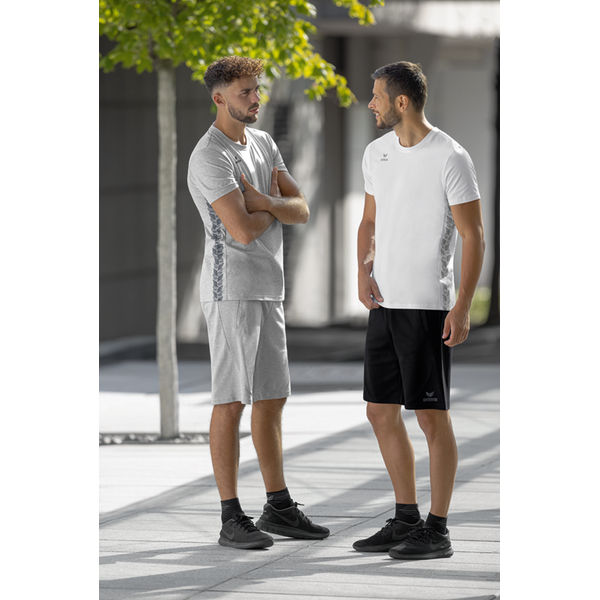 Erima Essential Team T-Shirt Hommes - Blanc / Monument Grey