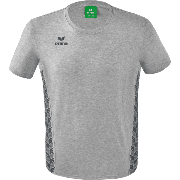 Erima Essential Team T-Shirt Heren - Licht Grey Melange / Slate Grey