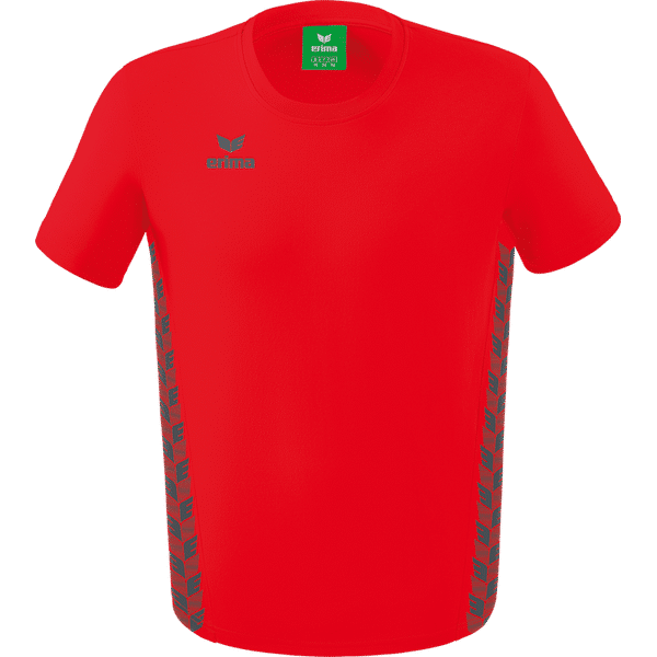 Erima Essential Team T-Shirt Heren - Rood / Slate Grey