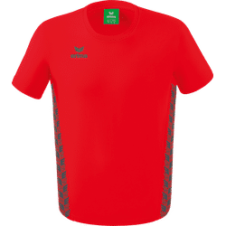 Présentation: Erima Essential Team T-Shirt Hommes - Rouge / Slate Grey