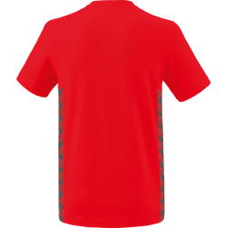Présentation: Erima Essential Team T-Shirt Enfants - Rouge / Slate Grey