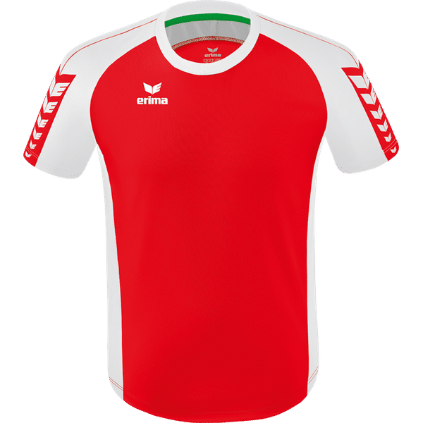 Erima Six Wings Shirt Korte Mouw Kinderen - Rood / Wit