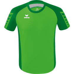 Voorvertoning: Erima Six Wings Shirt Korte Mouw Kinderen - Green / Smaragd