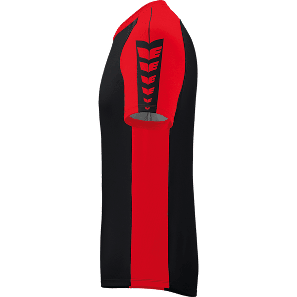Erima Six Wings Shirt Korte Mouw Kinderen - Zwart / Rood