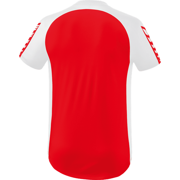 Six Wings Maillot Manches Courtes Hommes - Rouge / Blanc