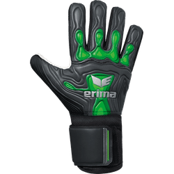 Voorvertoning: Erima Flex-Ray New Talent Fs Keepershandschoenen Heren - Zwart / Green Gecko