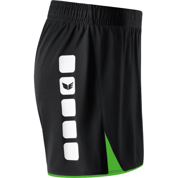 Erima 5-Cubes Short Dames - Zwart / Green