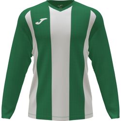Voorvertoning: Joma Pisa II Voetbalshirt Lange Mouw Kinderen - Groen / Wit