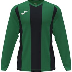 Voorvertoning: Joma Pisa II Voetbalshirt Lange Mouw Kinderen - Groen / Zwart