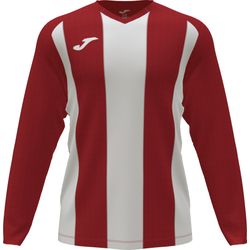Voorvertoning: Joma Pisa II Voetbalshirt Lange Mouw Heren - Rood / Wit