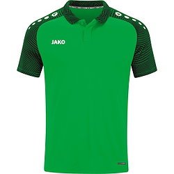 Jako Performance Polo Heren - Zachtgroen / Zwart