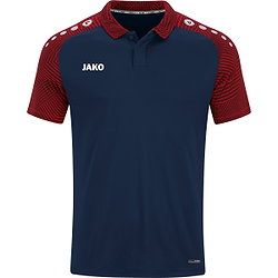 Jako Performance Polo Heren - Marine / Rood
