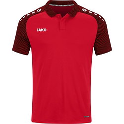 Jako Performance Poloshirt Herren - Rot / Schwarz