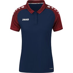 Jako Performance Polo Femmes - Marine / Rouge