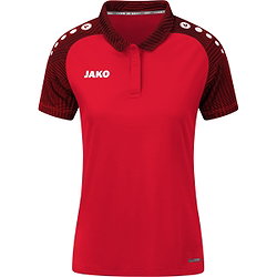 Jako Performance Polo Dames - Rood / Zwart