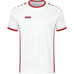 Jako Primera Maillot Manches Courtes Enfants - Blanc / Rouge Sport