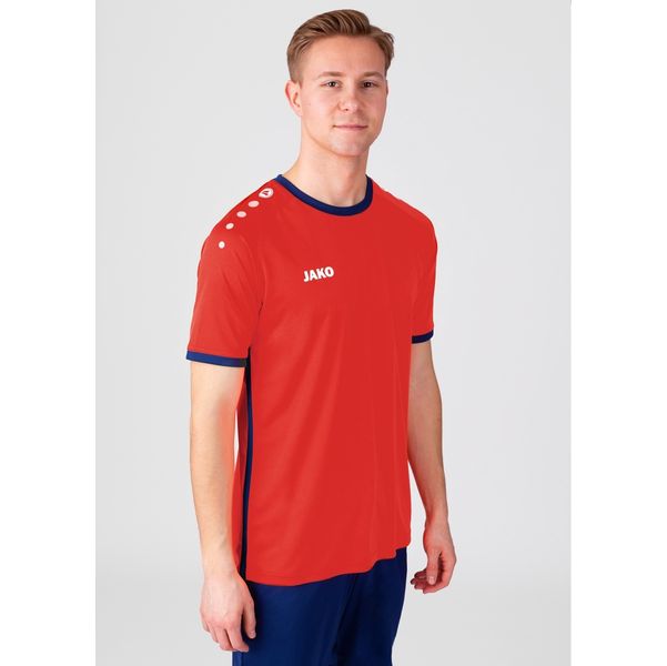 Jako Primera Maillot Manches Courtes Hommes - Flame / Navy