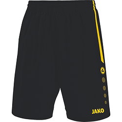 Jako Allround Short Kinderen - Zwart / Citroen