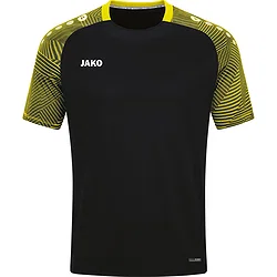 Jako Performance T-Shirt Hommes - Noir / Jaune Tendre