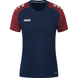 Jako Performance T-Shirt Dames - Marine / Rood