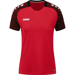 Jako Performance T-Shirt Femmes - Rouge / Noir