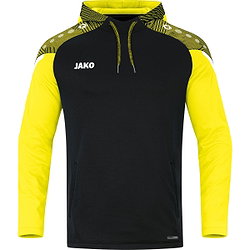 Jako Performance Sweat À Capuchon Hommes - Noir / Jaune Tendre