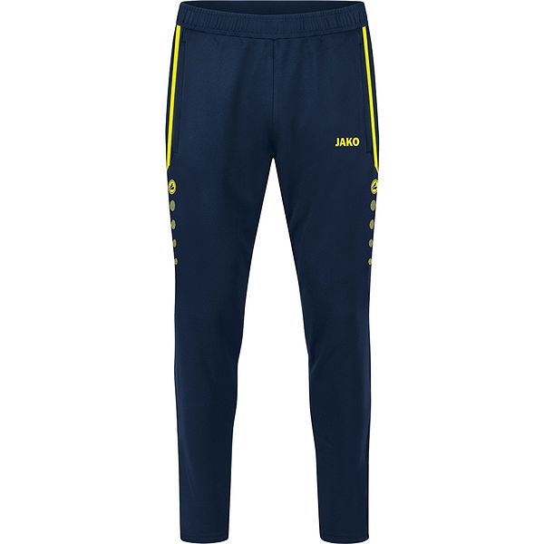 Jako Allround Pantalon D'Entraînement pour Hommes Marine Jaune