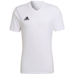Voorvertoning: Adidas Entrada 22 Shirt Korte Mouw Heren - Wit
