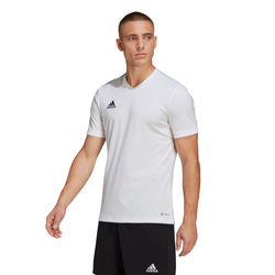 Voorvertoning: Adidas Entrada 22 Shirt Korte Mouw Heren - Wit