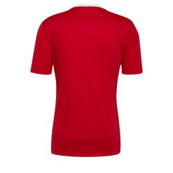 Voorvertoning: Adidas Entrada 22 Shirt Korte Mouw Heren - Rood / Wit