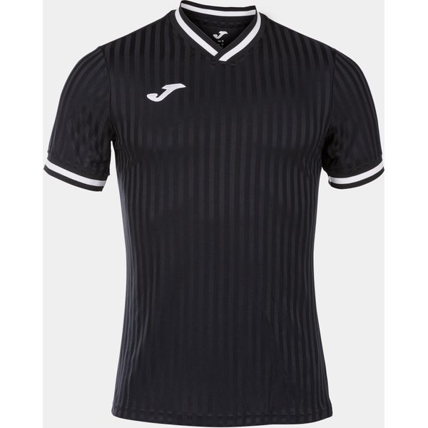 Joma Toletum III Maillot Manches Courtes Hommes - Noir