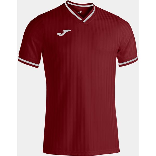 Joma Toletum III Maillot Manches Courtes Hommes - Bordeaux