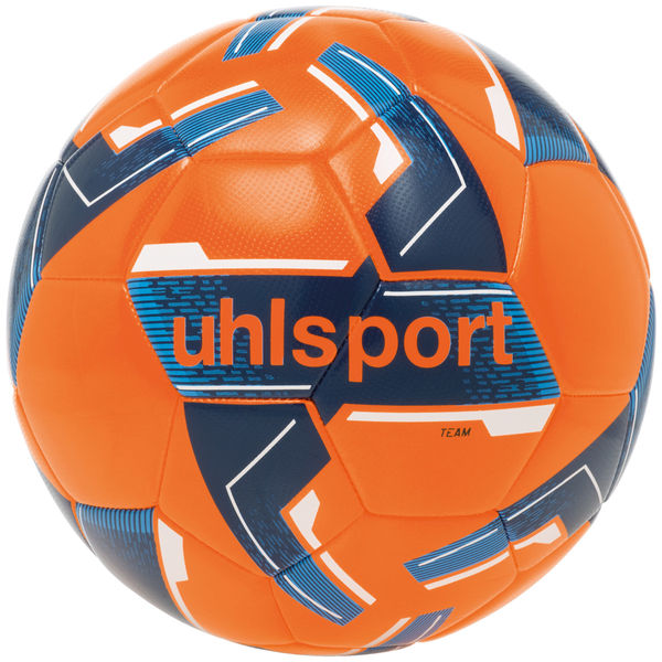 Uhlsport Team (Sz. 5) Ballon D'entraînement - Orange Fluo / Marine / Blanc