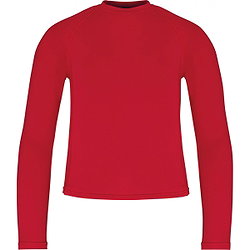 Proact Thermo Shirt Lange Mouw Kinderen - Rood