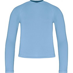 Proact Thermo Shirt Lange Mouw Kinderen - Hemelsblauw