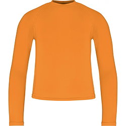 Proact Thermo Shirt Lange Mouw Kinderen - Oranje