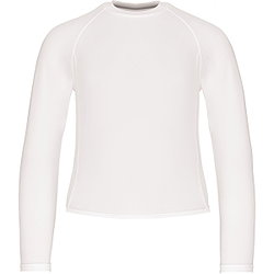 Proact Thermo Maillot Manches Longues Enfants - Blanc