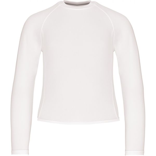 mineraal Pluche pop tragedie Proact Thermo Shirt Lange Mouw voor Kinderen | Wit | Teamswear