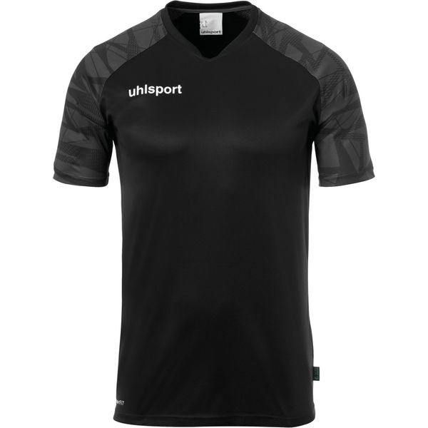 Uhlsport Goal 25 Shirt Korte Mouw Kinderen - Zwart / Antraciet