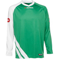 Patrick Victory Voetbalshirt Lange Mouw Heren - Groen / Wit