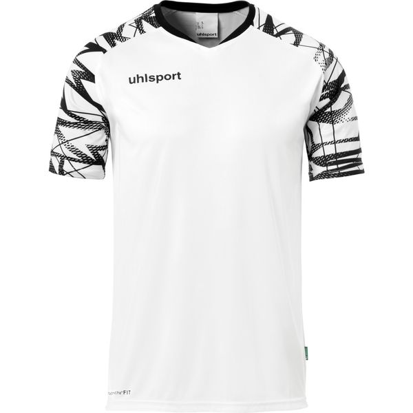 Uhlsport Goal 25 Shirt Korte Mouw Heren - Wit / Zwart