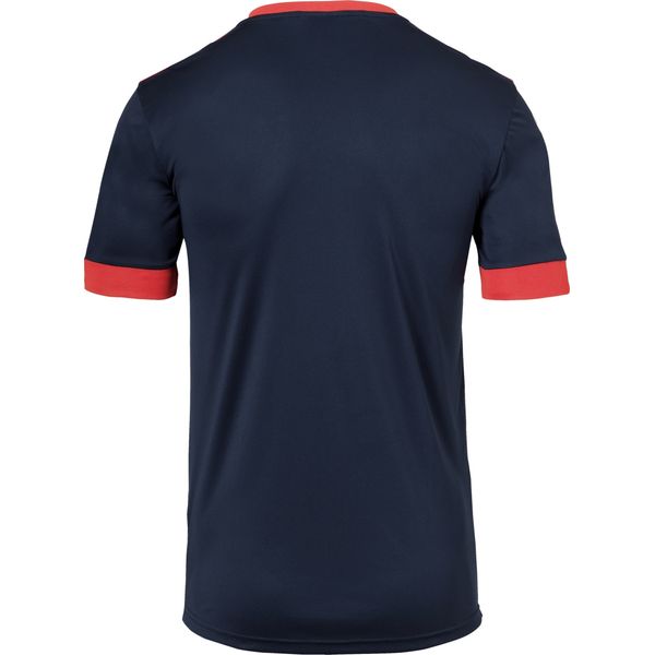 Uhlsport Offense 23 Shirt Korte Mouw Kinderen - Marine / Rood / Wit