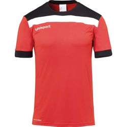 Voorvertoning: Uhlsport Offense 23 Shirt Korte Mouw Kinderen - Rood / Zwart / Wit