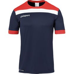 Voorvertoning: Uhlsport Offense 23 Shirt Korte Mouw Heren - Marine / Rood / Wit