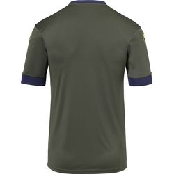 Voorvertoning: Uhlsport Offense 23 Shirt Korte Mouw Heren - Olijf / Marine / Fluogeel