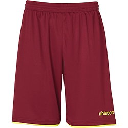 Uhlsport Club Shorts Kinder - Bordeaux / Neongelb